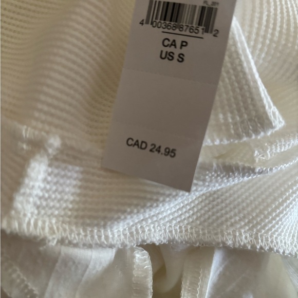 American Eagle Ribbed waffle semi-cropped Tank NWT - Picture 2 of 3